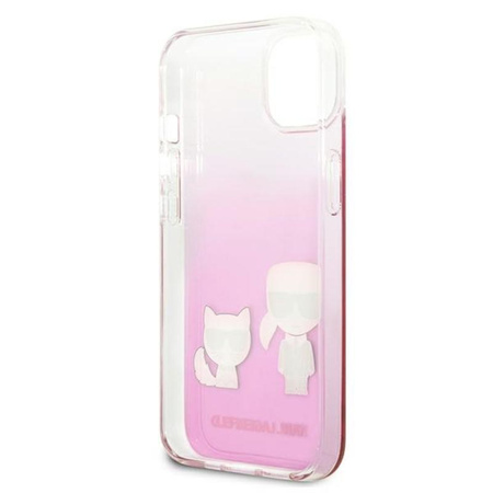 Karl Lagerfeld Ikonik & Choupette - iPhone 13 Mini Case (pink)