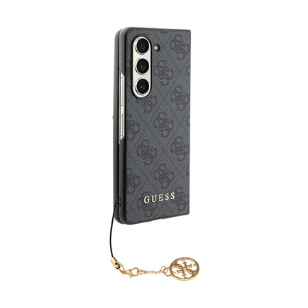 Guess 4G Charms Kollektion - Tasche für Samsung Galaxy Z Fold 5 (grau)