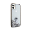 Karl Lagerfeld Liquid Glitter Choupette - Etui iPhone 11 (przezroczysty)