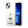 Karl Lagerfeld Choupette Body - pouzdro pro iPhone 14 Plus (průhledné)