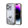 Karl Lagerfeld Liquid Glitter Choupette - iPhone 15 Pro Max Case (Transparent)