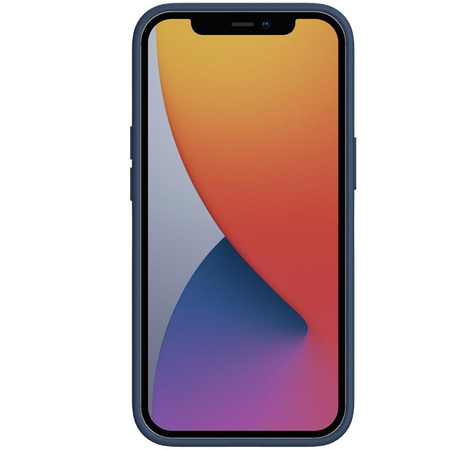 Nillkin CamShield Silky - Pouzdro na Apple iPhone 13 Pro s krytem fotoaparátu (Půlnočně modré)
