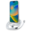 Karl Lagerfeld Crossbody IML Karl Head MagSafe - pouzdro pro iPhone 16 Pro (průhledné)