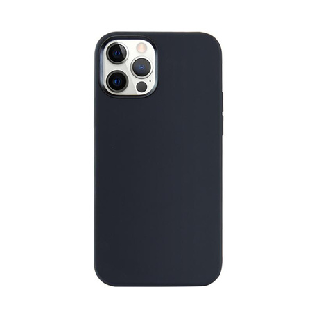 Crong Color Cover Magnetic - Coque MagSafe pour iPhone 12 Pro Max (noir)