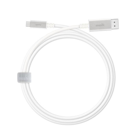 Kabel Moshi USB-C na DisplayPort - hliníkový adaptér z USB-C na DisplayPort 5K/60fps (stříbrný)