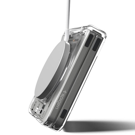 ETUI MAGSAFE SPIGEN DO GALAXY Z FLIP 7, Case Przezroczyste, Magnetyczne