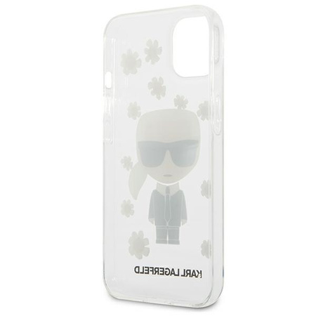 Karl Lagerfeld Iconic Karl Flower - iPhone 13 tok (átlátszó)