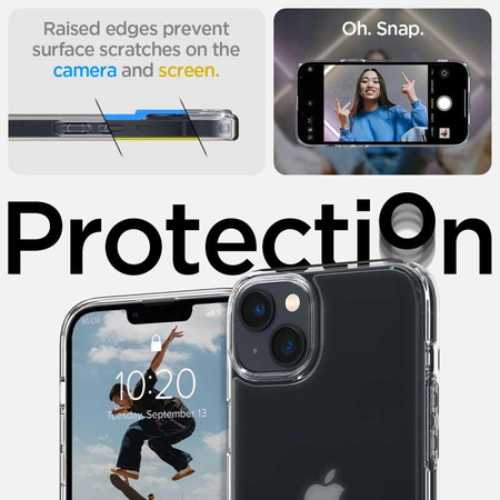 Spigen Ultra Hybrid Matte - Hülle für iPhone 15 Plus / iPhone 14 Plus (Transparent Matt)