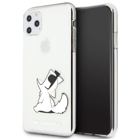 Karl Lagerfeld Choupette Fun Sunglasses - pouzdro pro iPhone 11 Pro Max (průhledné)