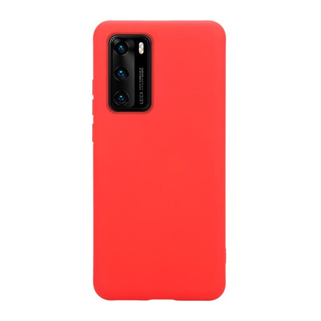 Crong Color Cover - Huawei P40 Case (Red)