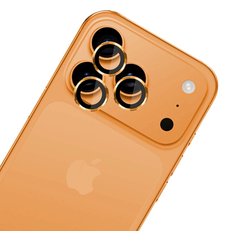3mk Lens Protection Pro - Kameraschutzglas für iPhone 17 Pro / iPhone 17 Pro Max (Orange)