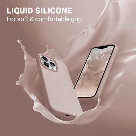 Crong Color Cover - Coque pour iPhone 13 Pro Max (Sand Pink)