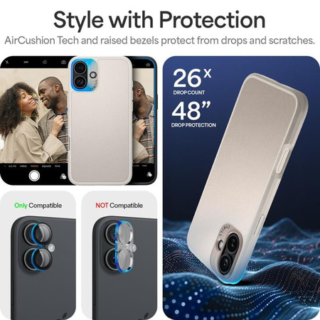 Spigen Cyrill Kajuk Mag MagSafe - Case for iPhone 16 (Cream)