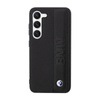 BMW Leder strukturiert & gestreift - Tasche für Samsung Galaxy S23+ (schwarz)