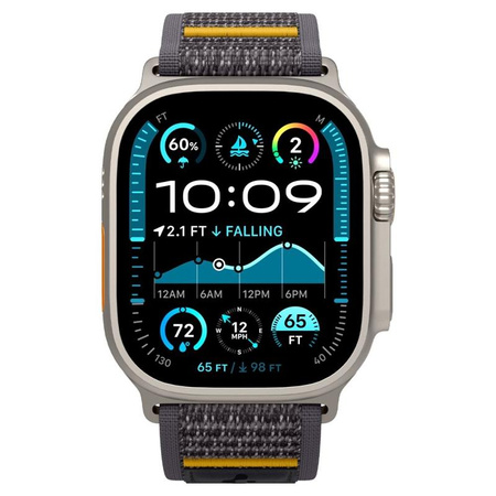 Spigen Athlex Air - Strap for Apple Watch 44/45/46/49 mm (Active Gray)