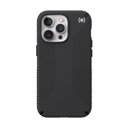 Speck Presidio2 Grip - protiskluzové pouzdro pro iPhone 13 Pro (černé / černé / bílé)