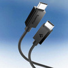 CZARNY KABEL SPIGEN USB C 2M SZYBKIE ŁADOWANIE, Odporny, Wytrzymały, PD 60W