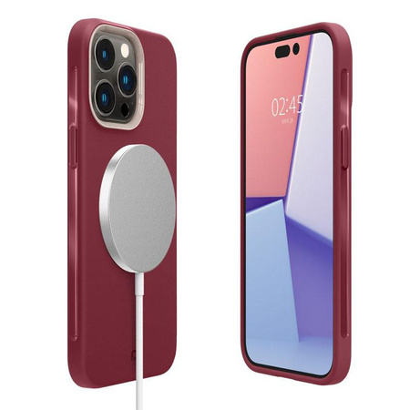 Spigen Cyrill Ultra Color MagSafe - Hülle für iPhone 14 Pro (Sangria)