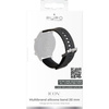 PURO ICON Multibrand Armband - Universal 20 mm Smartwatch-Armband (S/M & M/L) (schwarz)