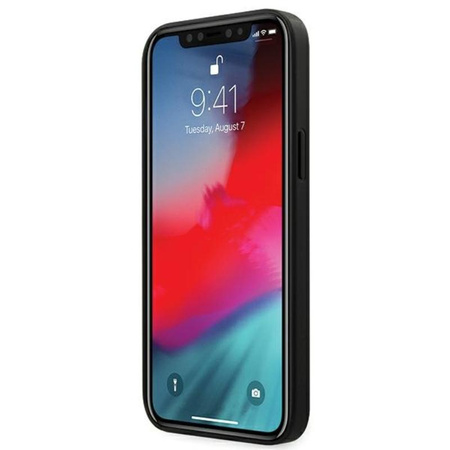 Mercedes Leather Wave Line - Etui iPhone 12 Pro Max (black)