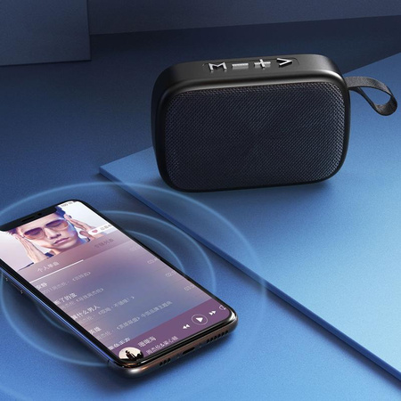 WEKOME D20 - Przenośny bezprzewodowy głośnik Bluetooth V5.0 (Czarny)