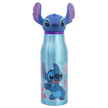 Disney Stitch - Butelka aluminiowa z zakrętką 3D 690 ml