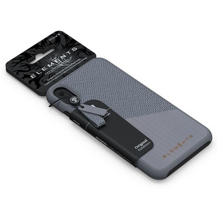 Nordic Elements Original Hel - Dřevěné pouzdro pro iPhone Xs Max (Mid Grey)