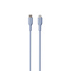 PURO ICON Soft Cable – Kabel USB-C do Lightning MFi 1.5 m (Powder Blue)