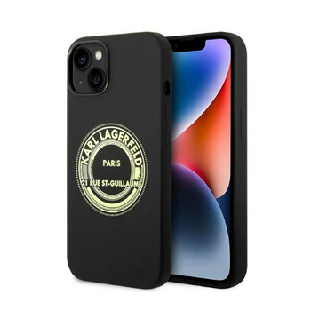 Karl Lagerfeld Silikon RSG - iPhone 14 Tasche (schwarz)