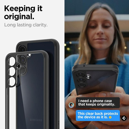Spigen Ultra Hybrid - Gehäuse für Samsung Galaxy A55 5G (Mattschwarz)