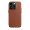 Apple Leather Case - Skórzane etui z MagSafe do iPhone 14 Pro (umbra)
