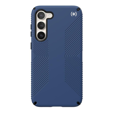 Speck Presidio2 Grip - Étui antidérapant pour Samsung Galaxy S23+ (Bleu côtier/Noir)