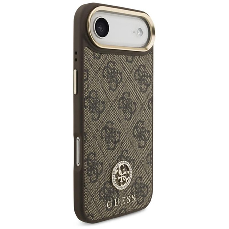 Guess 4G Strass Logo MagSafe - Hülle iPhone Air (Braun)