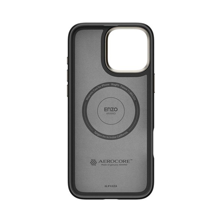 Spigen Enzo Aramid MagSafe - iPhone 16 Pro Tasche (Schwarz / Natur)