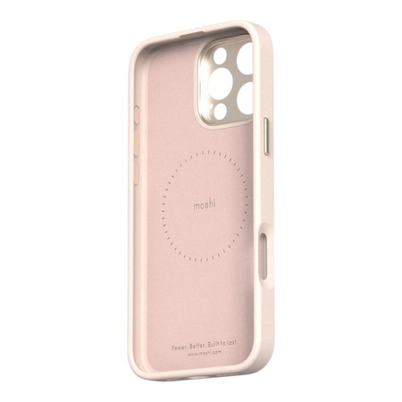 Moshi Kameleon MagSafe - Etui iPhone 16 Pro Max z funkcją podstawki (Shell Pink)