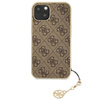 Guess 4G Charms Collection - Coque pour iPhone 13 Mini (marron)