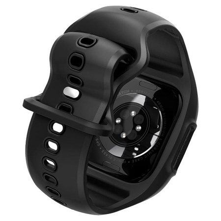 Spigen Liquid Air Pro - Pánt tokkal Apple Watch 10 46 mm-es órához (matt fekete)