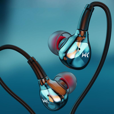 WEKOME YC06 Blackin Series - HiFi jack 3.5 mm wired headphones (White)
