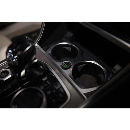 PURO Mini Car Fast Charger - Chargeur voiture 1 x USB-A + 1 x USB-C Power Delivery 30 W (noir)