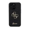 Étui Guess Glitter Script Big 4G - iPhone 13 Pro Case (noir)