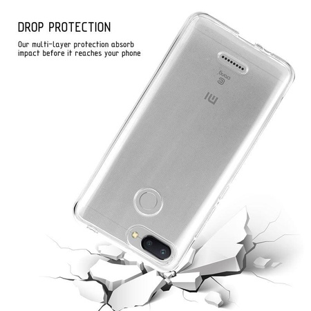 Crong Crystal Slim Cover - Xiaomi Redmi 6 tok (átlátszó)