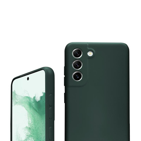 Barevný kryt Crong - pouzdro pro Samsung Galaxy S22+ (zelené)