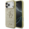 Guess Fixed Glitter Big 4G Metal Frame - Case iPhone 17 Pro Max (gold)