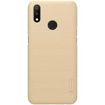 Nillkin Super Frosted Shield - pouzdro pro Realme 3 Pro (Realme X Lite) (zlaté)