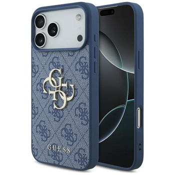 ETUI DO IPHONE 17 PRO MAX GUESS NIEBIESKIE ELEGANCKIE MODNE CASE PLECKI