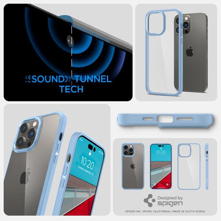 Spigen Ultra Hybrid - Case for iPhone 14 Pro Max (Blue)