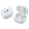BMW Printed Logos - Bluetooth TWS Headphones ENC + Charging Case (White)
