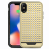 Zizo Star Diamond Hybrid Cover - iPhone X Hülle (Gold/Schwarz)