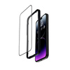 Crong Anti-Bacterial 3D Armour Glass - Verre trempé 9H pour iPhone 14 Pro Max + cadre d'installation