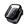 Crong Hybrid Watch tok - tok üveggel Apple Watch 44mm-es órához (fekete)